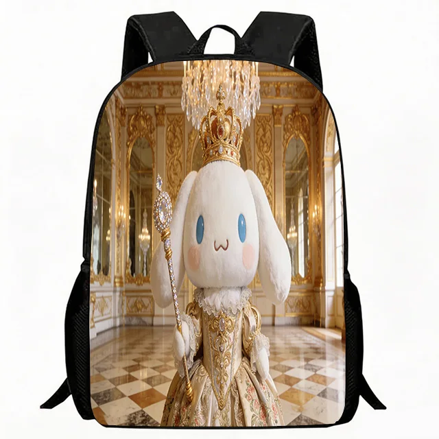 

Kids Bag Royal Style Puppy Print School Backpack Durable Lightweight Children's Casual Daypack Adjustable Breathable Kids Bookba