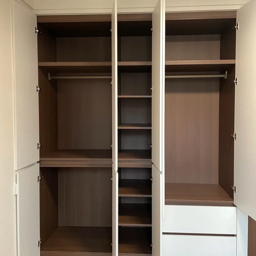 %Modern Minimalist Factory-direct Custom Wood Home Furniture Wardrobes for Apartment Hotel Use Eco-friendly Durable Space Saving