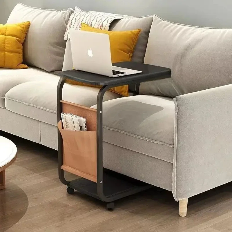 Side table mobile coffee table tea table simple small mini corner small square sofa side