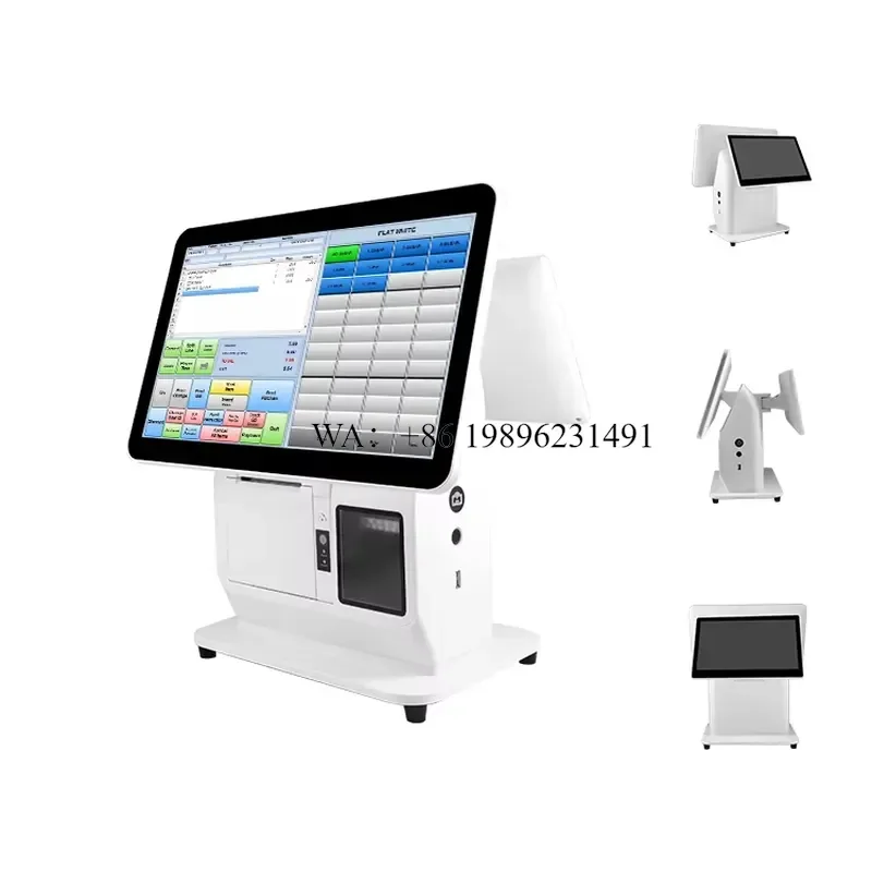 Pos Systems Cash Register Touch Screen Point of Sale All in One Pos Android Pos Terminal With Printer