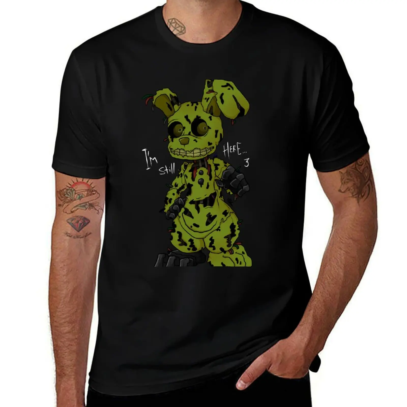 

FNAF 3 Springtrap T-Shirt customs design your own funny meme t-shirts men tshirt