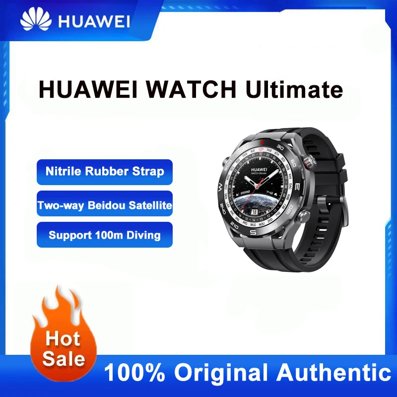 Huawei WATCH Ultimate Sports Diving Smart Watch 100 Meter Deep Diving Outdoor Exploration Support Two-Way Beidou Satellite