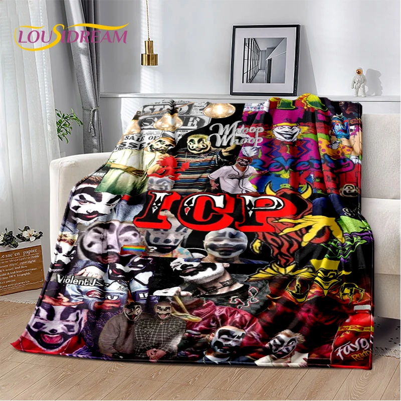 Rap Metal Insane Clown Posse Icp Juggalo Soft Flannel Blanket for Bed Bedroom Sofa Picnic,Throw Blanket for Cover Outdoors Gifts