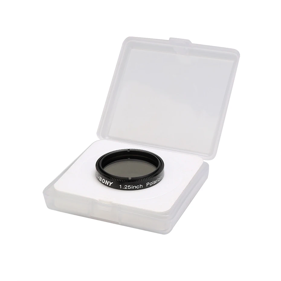 SVBONY Telescope Filter 1.25/2 Inches Linear Polarizer Filter Anodized Aluminum Optical Glass for Lunar Planetary Observing