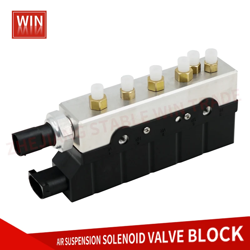 Air Suspension Compressor Solenoid Valve Block Control Valve For Jaguar XJ X350 X358 C2C35166 C2C2241 C2C2265 C2C9929 C2C22909