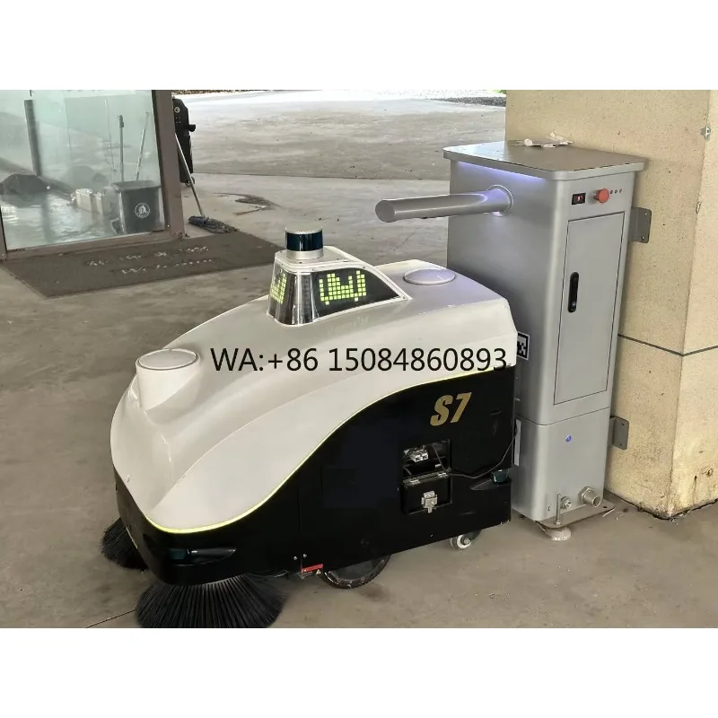 Leaf SweeperSmart Outdoor Street Cleaning Robot Robotic Sweeper Driverless Fast Road Sweeper Machine 2000-2500 ㎡/hgardeninggiard