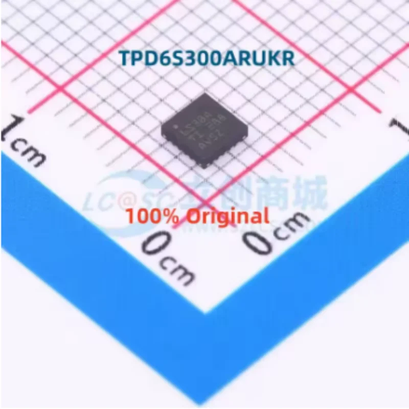 10PCS TPD6S300RUKR TPD6S300ARUKR 6-Channel ESD Protection Array WQFN SMD Surge Protection IC for USB and Interface Circuits
