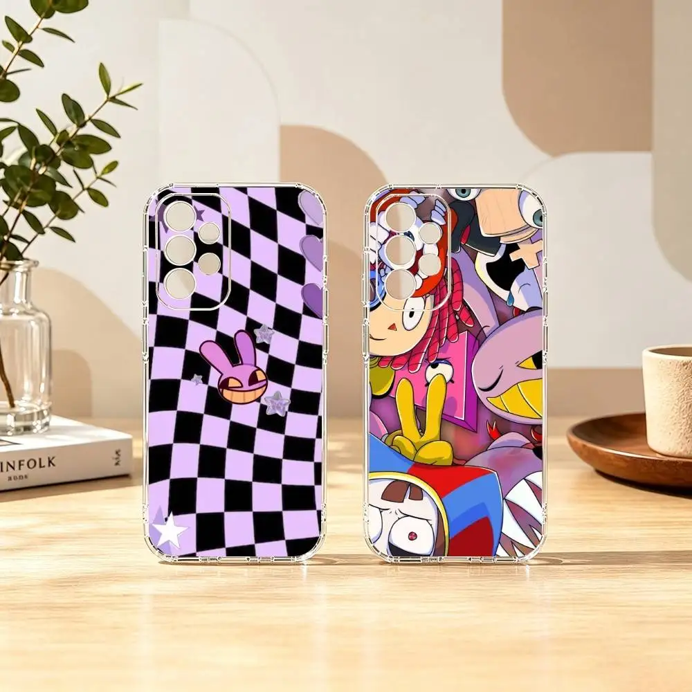 Amazing D-Digital C-Circus Gift Phone Case For Samsung S25,S24,S21,S22,S23,S30,Ultra,S20,Plus,Fe Transparent Cover