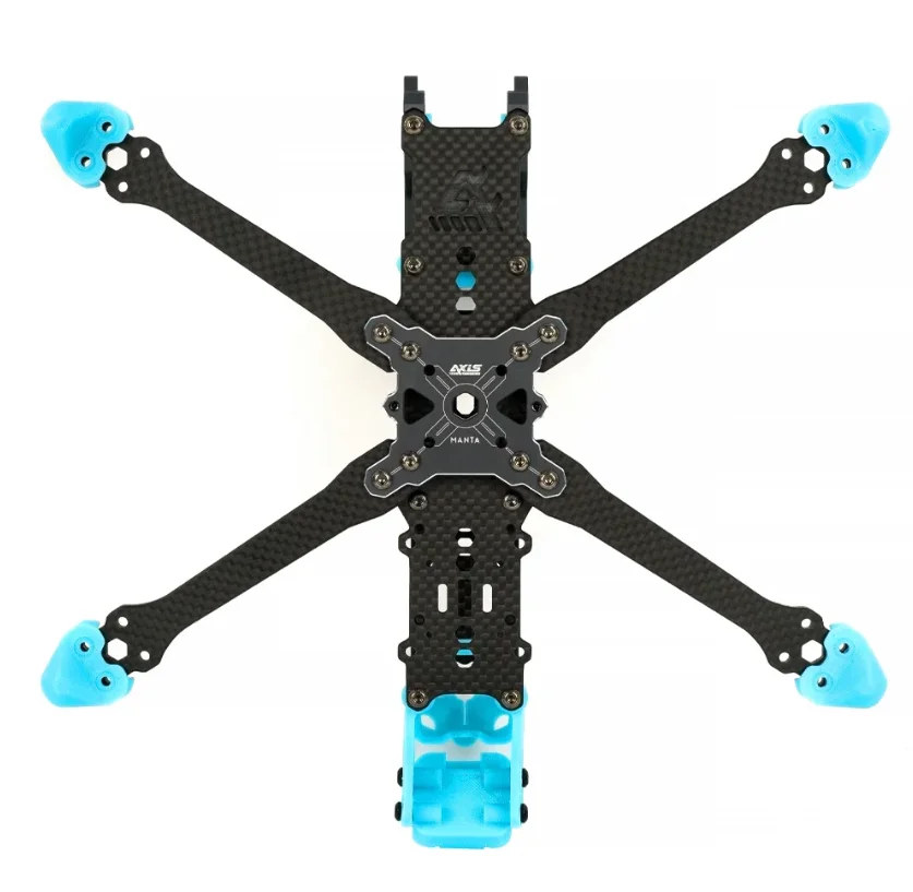 2026único Axisflying MANTA5 5 Polegadas FPV Quadro Esmagado X Frame Kit Freestyle Cinematic