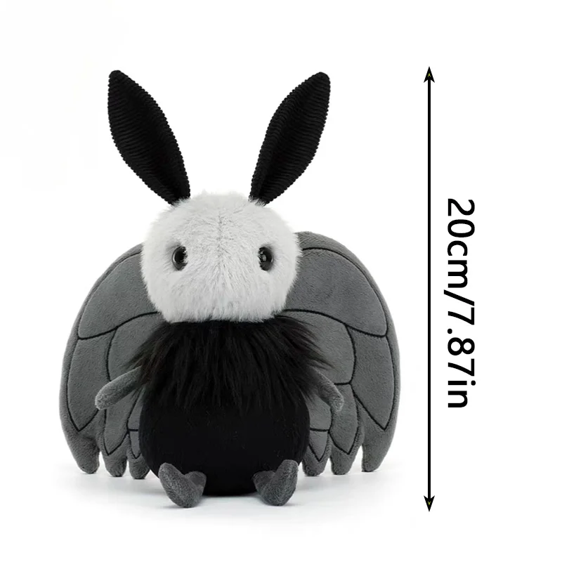 Halloween Moth Figure soft peluche Texture Rich Cute Novel divertente per bambini e amici il miglior compagno di giocattoli regalo di Halloween