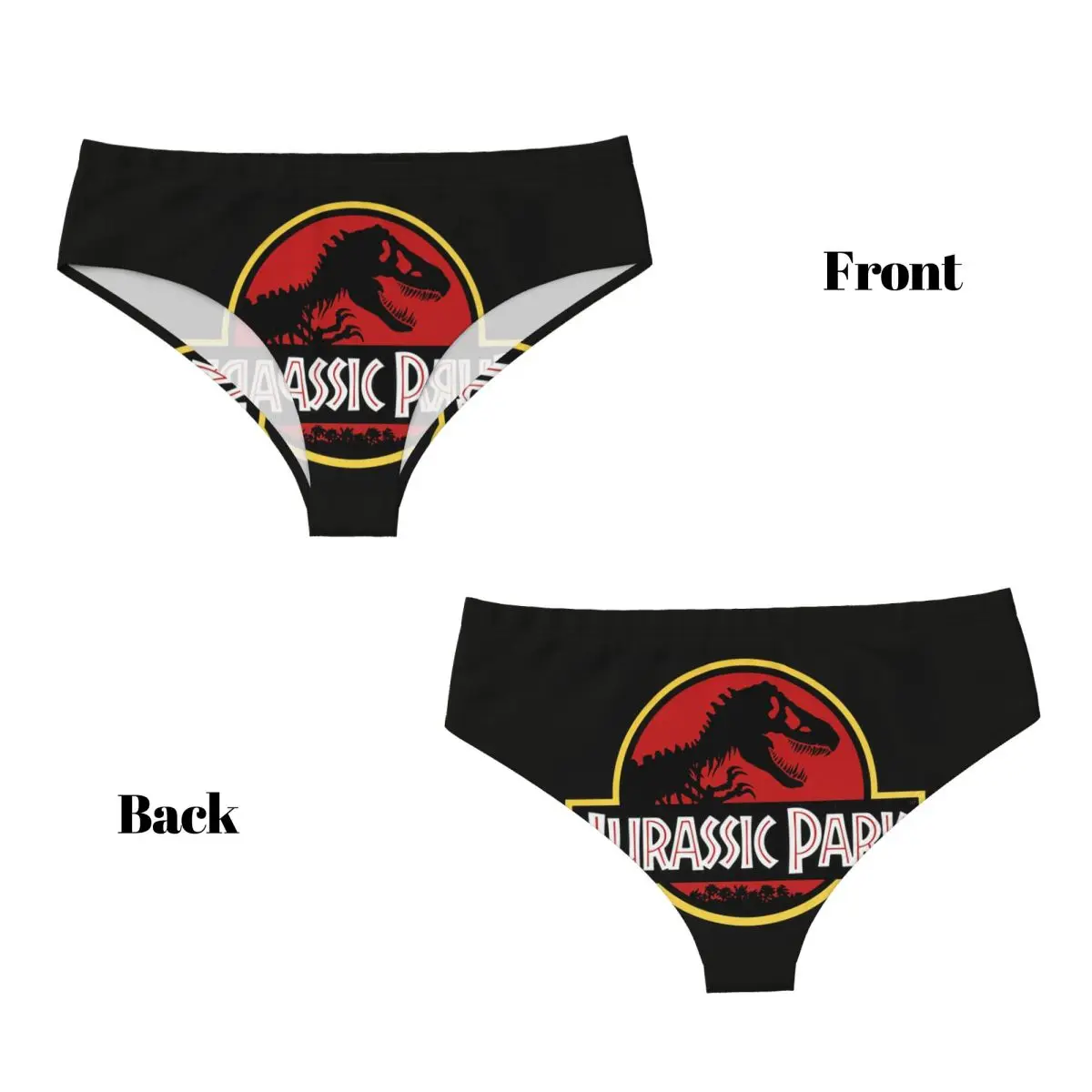 ملابس داخلية نسائية مخصصة من حديقة الجوراسي سراويل داخلية قصيرة مريحة للنساء على شكل ديناصور الخيال العلمي