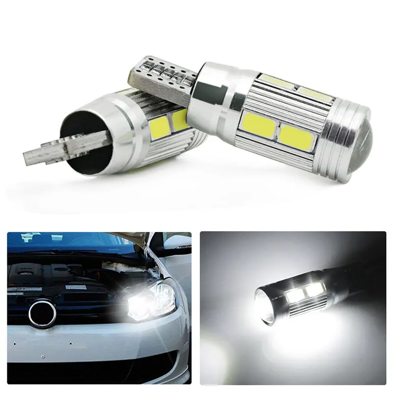 Car Auto LED T10 Canbus 194 W5W 10 SMD 5630 LED Light Bulb No Error LED Parking Light