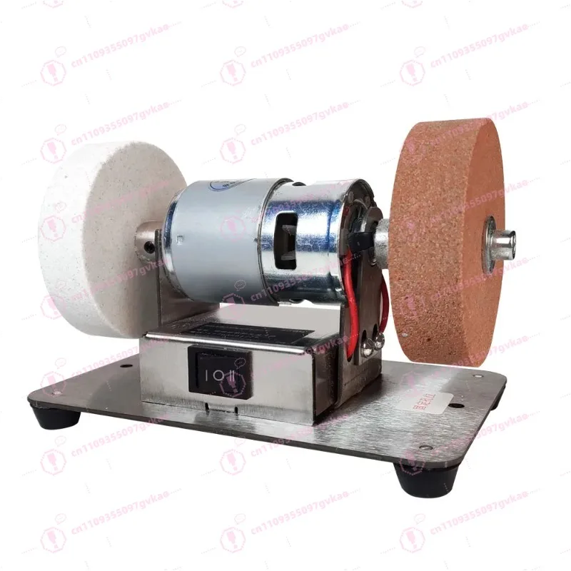 Desktop Double Sand Wheel Multifunctional Grinding Machine Small Knife Grinder Household Variable Speed Grinding Polishing Machi