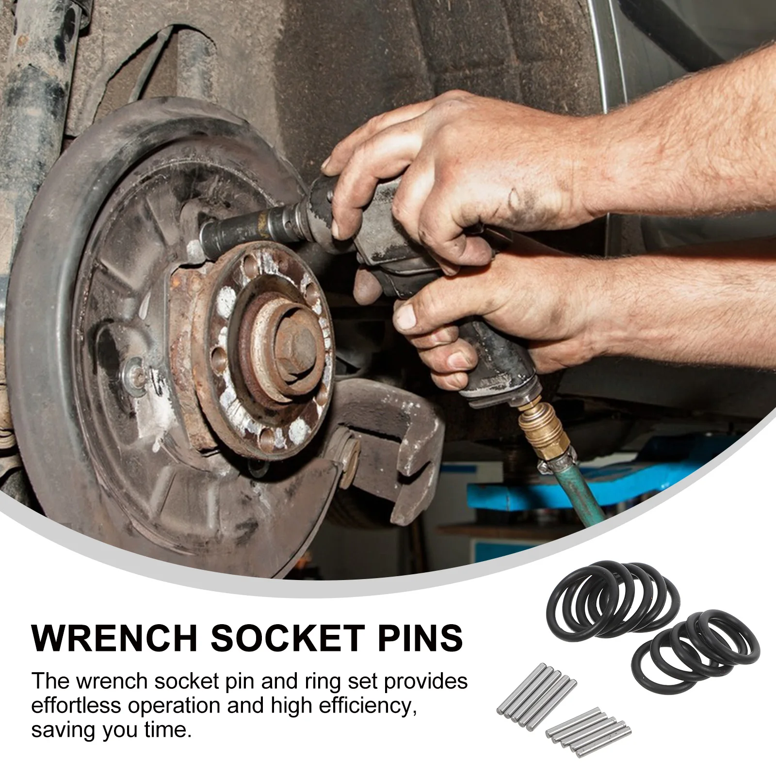 10 セット黒ゴムシールガスケット電動レンチ用 O リングダボピン自動車修理ホームセンター工具