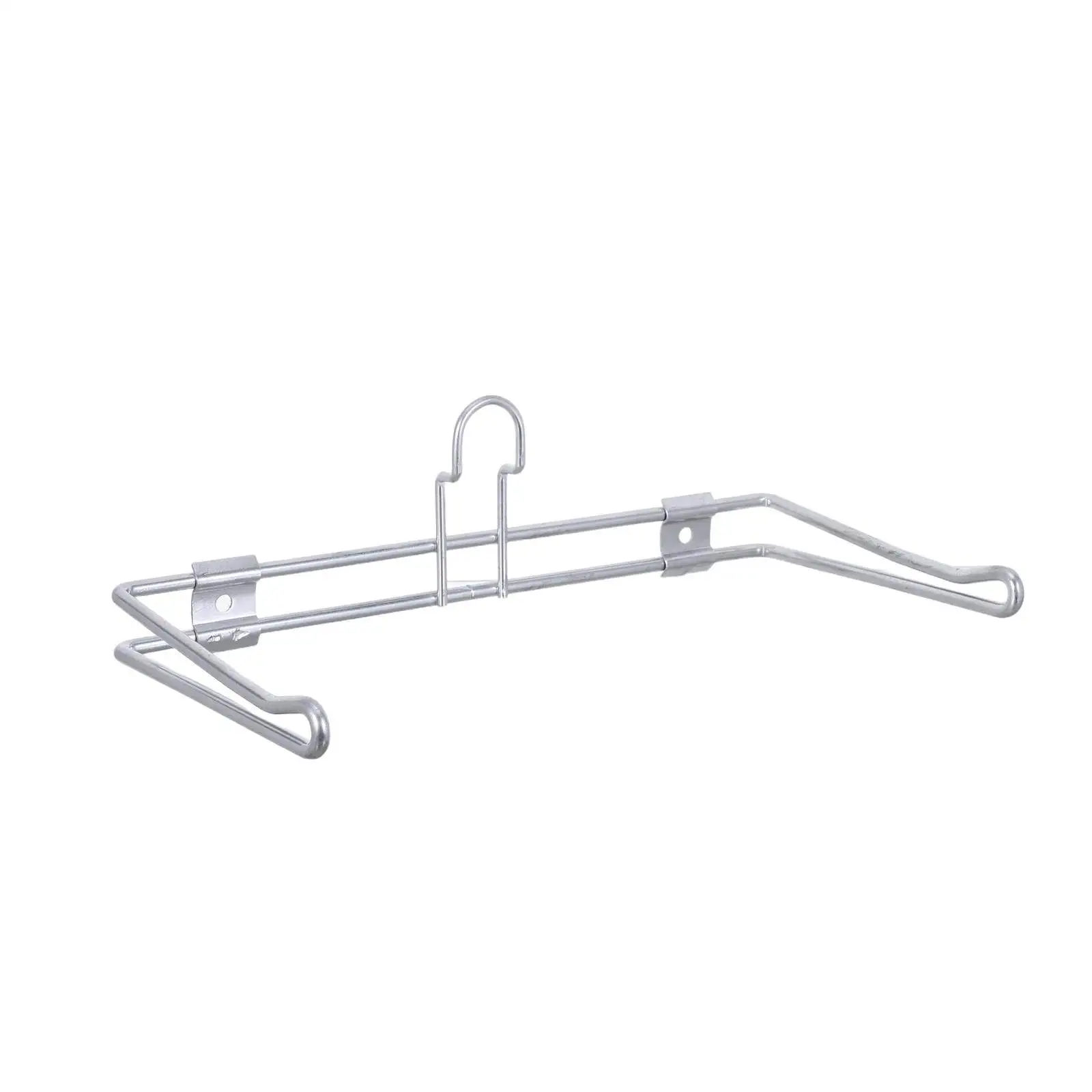 Metal T-Shirt Bag Rack Holder 12 Inch Width for Grocery Stores Retail Checkout Counters Space Optimizing Plastic Bags Hanging