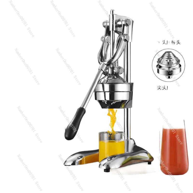 

Ручная соковыжималка из нержавеющей стали, бытовая соковыжималка для фруктов ручной работы с апельсином и лимоном, коммерческий артефакт для прессования сока