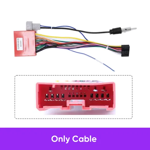 Imagen 2 del producto MAMSM 2007-2014 para MAZDA 2/Demio marco de DVD para coche Panel Facia Radio estéreo Android adaptador de arnés de cables de 9 pulgadas Panel de tablero