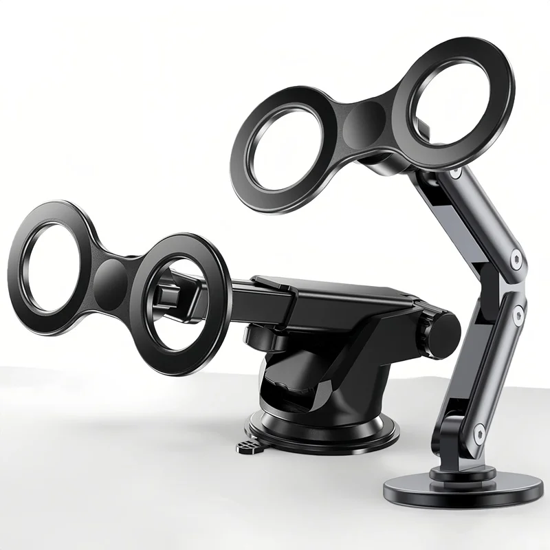 

Double Phone Strong Magnetic Car Phone Holder Suction Cup Mount for Iphone 17 16 15 14 13 12 Pro Max Samsung S25 S24 S23 Stand