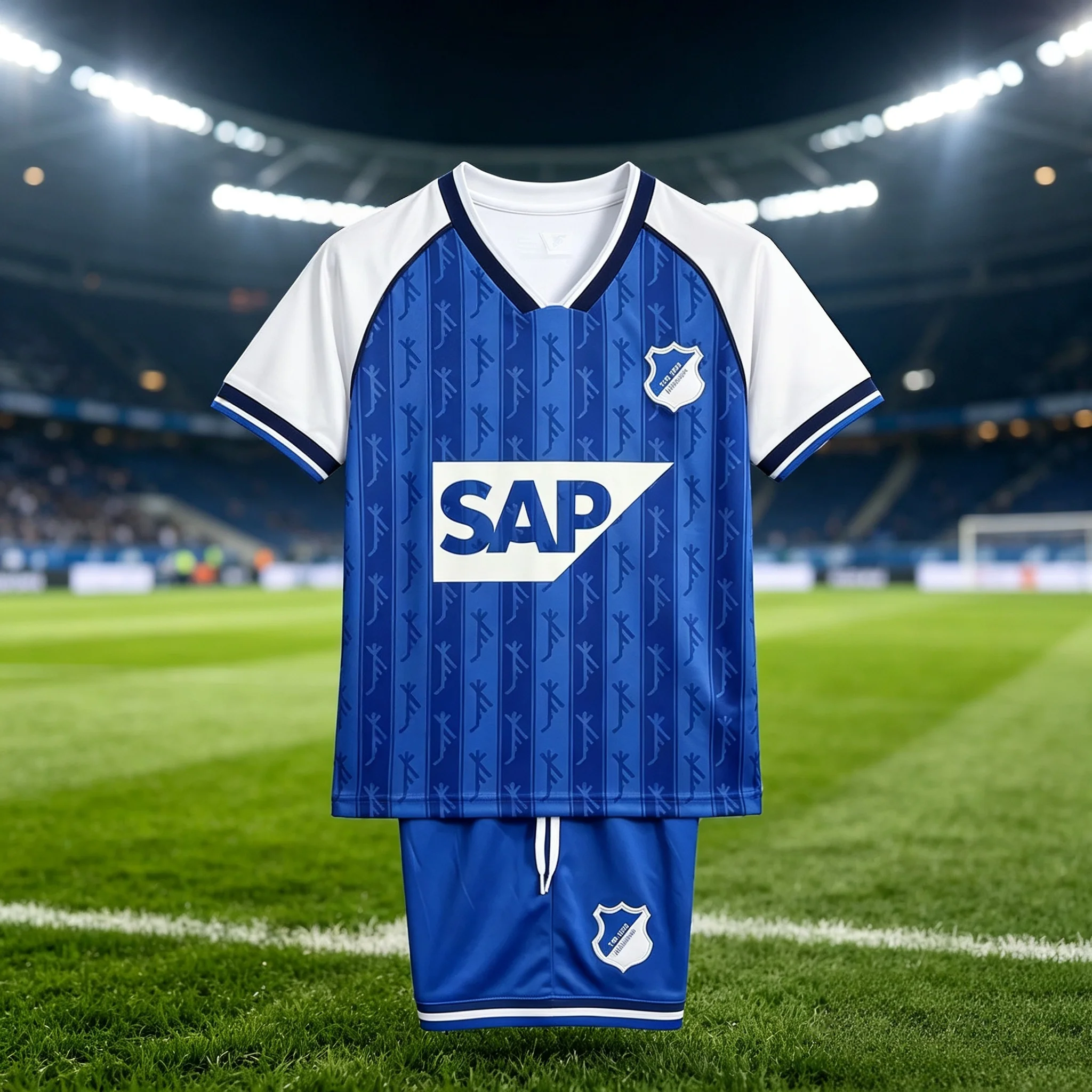 2627 New Hoffenheim Fan Football Jersey 3D Printed Quick Drying Sports Casual Men's Set T-shirt Family Matching