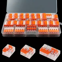 High-Quality Orange Quick Insert Terminals - 10/20/30/75pcs Brass Connectors, PVC Flame Retardant Shell, for Electrical Repairs