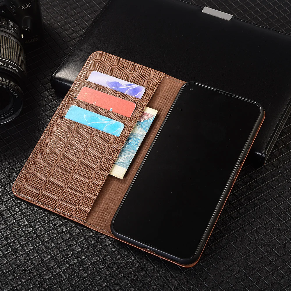 

Cross grid Genuine Leather Flip Case For Asus Rog Phone 3 5 5S 6 6D 7 8 9 Pro FE Ultimate Wallet Phone Cover Cases Scratch Proof
