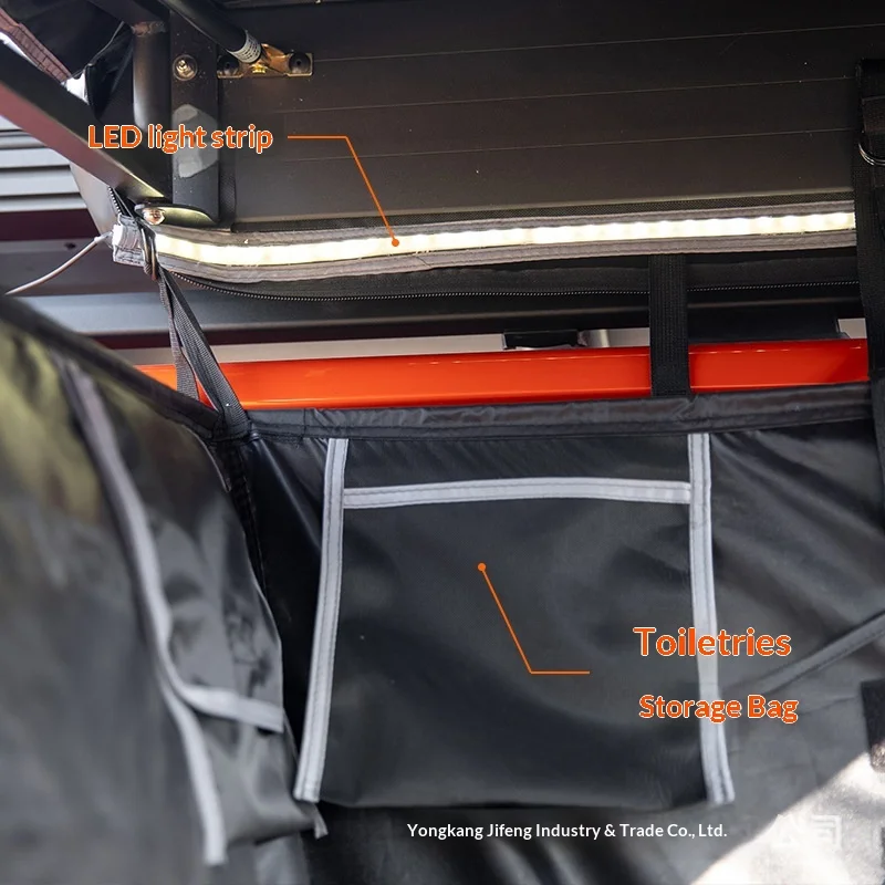 Heavy Duty Aluminum Frame SUV Roof Top Tent All Weather Ready with Quick Automatic Setup and Shower Option