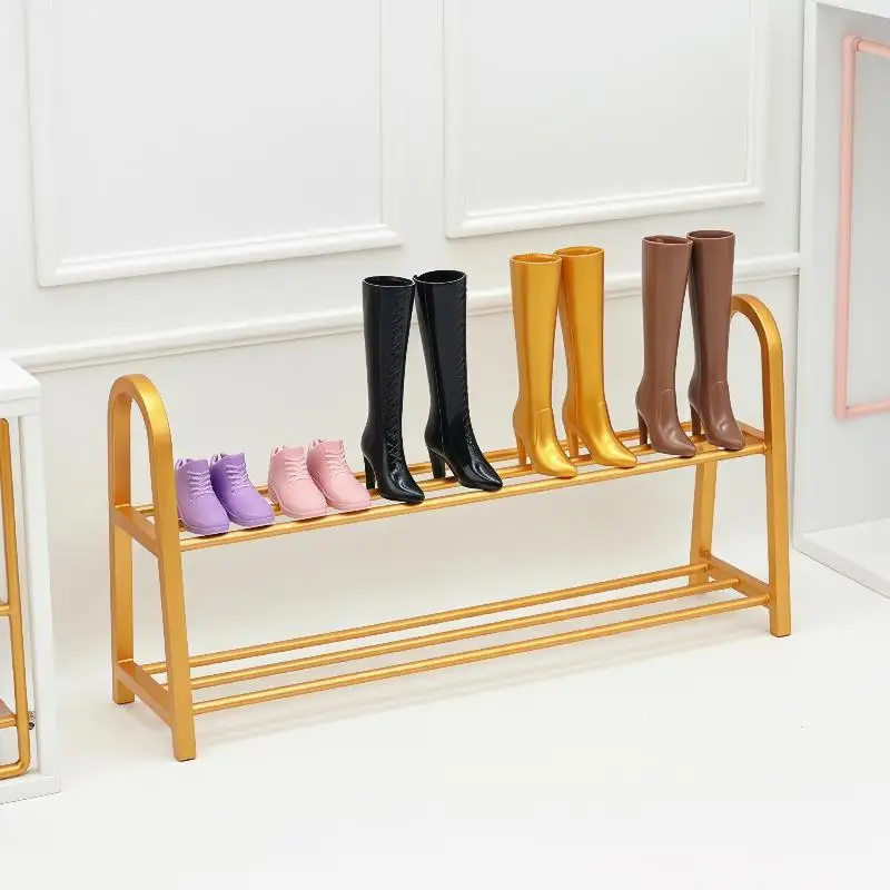 Doll Princess Dress Up 5 Pairs Toy High Heel Boots for Playhouse Adventures