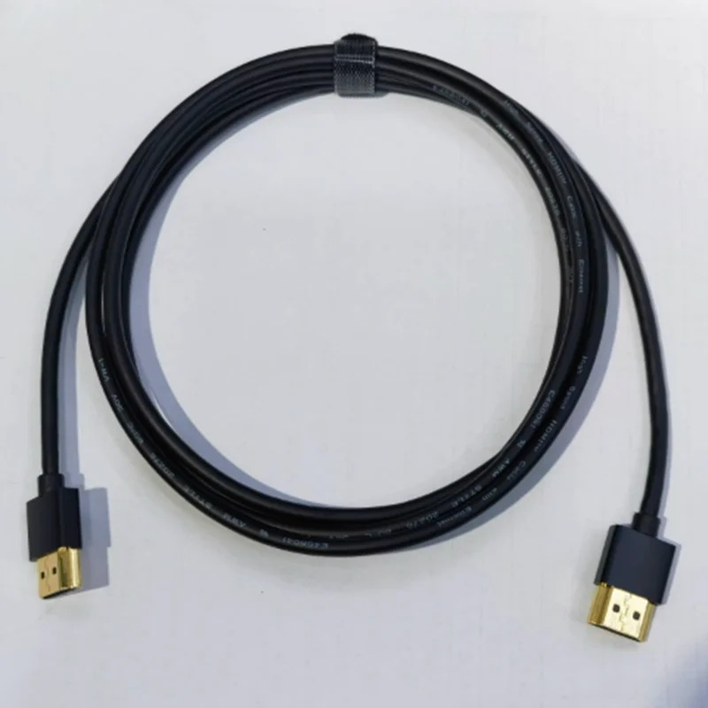 With HDMI - Compatible With 2.0 male and female Cable Ultra-thin 4k@60hz OD3.2mm Ultra Soft Micro to Mini HDMI - Compatible
