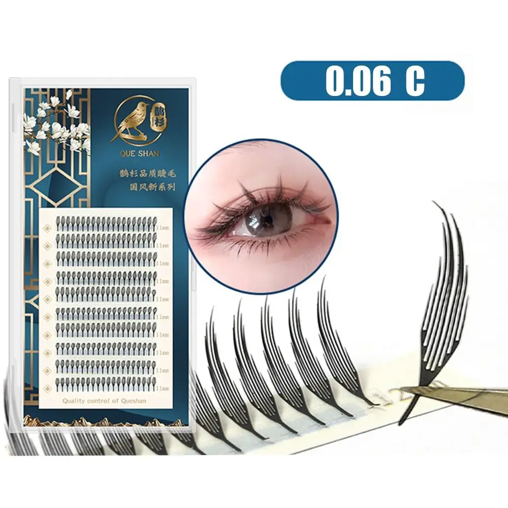 

Мягкие накладные ресницы Soft Tower Top в форме перьев, русский объем, для наращивания, для макияжа, женские