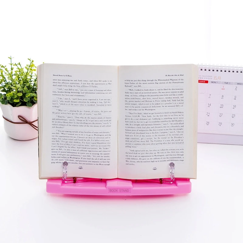 Foldable Reading Book Holder Bookend Music Score Recipe Shelf Folding Holder Bookstand Cookbook Dropshipping