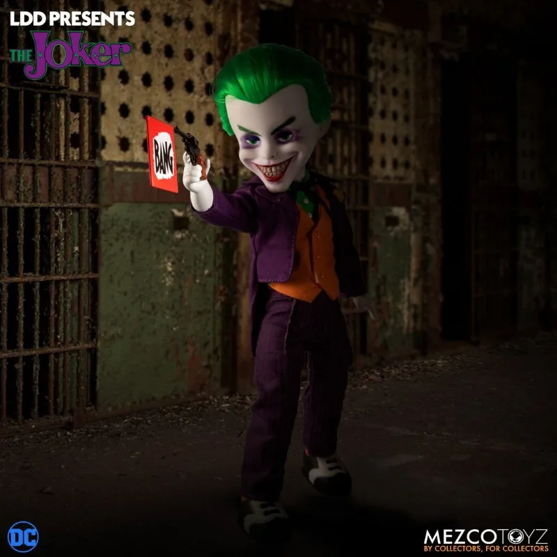 MEZCO 오리지널 10인치 완성품 가동형 정교한 피규어 MDS 시리즈 조커 애니메이션 장난감 모델 축제 선물 소년용
