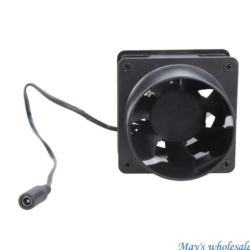 Ventola ventilazione con condotto da 8 silenziosa 12V 5700 giri / min ventola ventilatore per ventilatori plastica a
