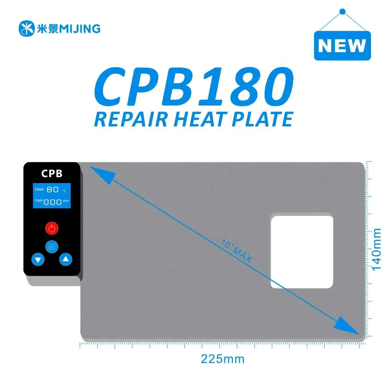 Mijing CPB 320 Pro LCD Heating Separating Plate for IPad IPhone
