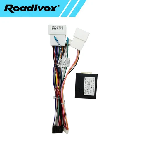 Imagen 1 del producto Decodificador de caja Canbus de radio de coche android para Mitsubishi Pajero Sport 2 L200 Triton conector de Cable de alimentación de enchufe de arnés de cableado de 16 pines