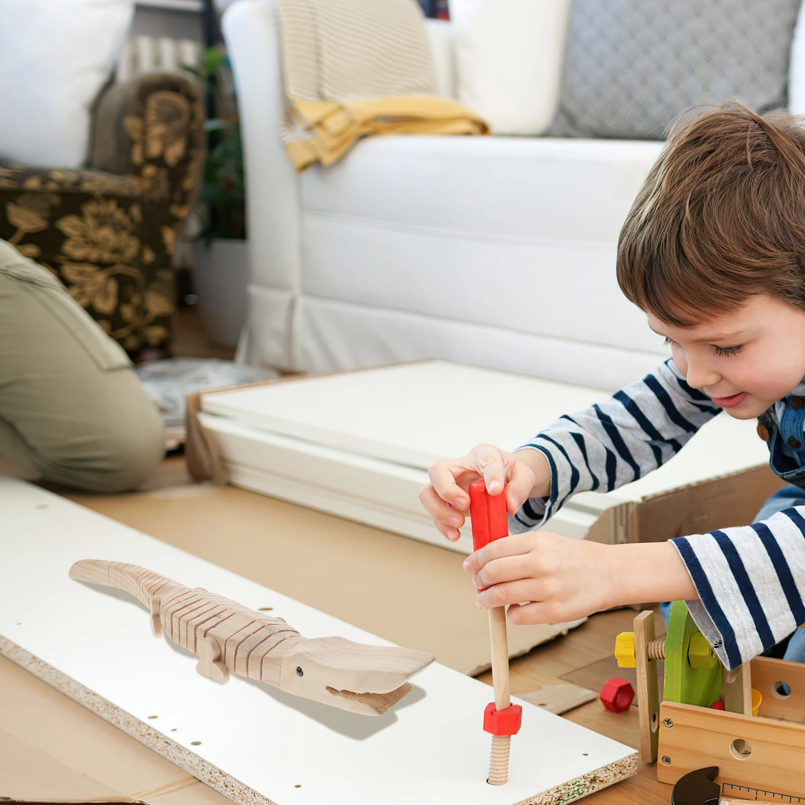 5 قطعة خشبية غير مكتملة صغيرة الكرتون الخشب للأطفال تعلم الحرفية Diy بها بنفسك اللعب الحسي الحيوانات الصغيرة تذبذب لعبة ديكور