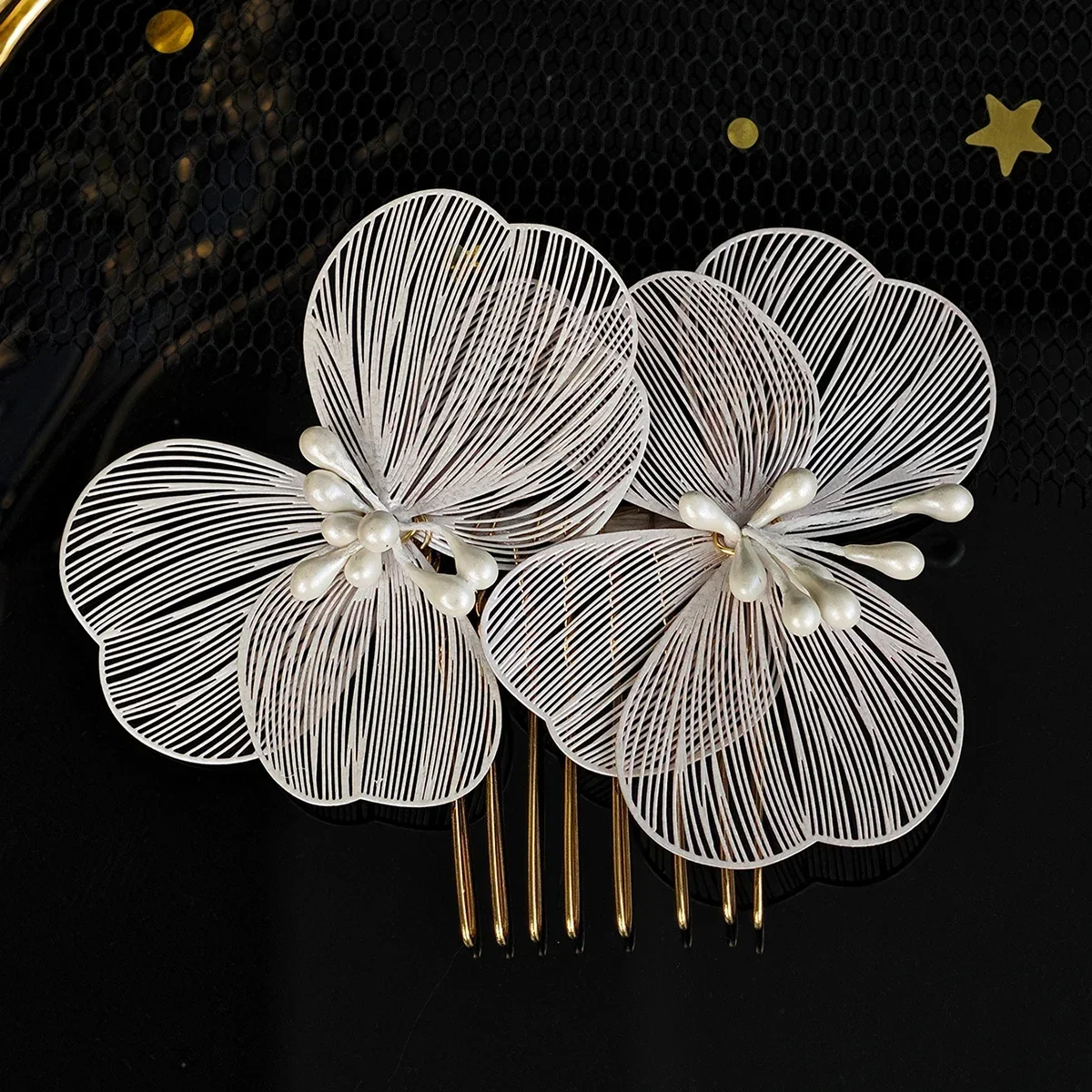 Fashion 6pcs/lot Pearl Hair Pins Clips for Women Silver Color Bridal Wedding Hair Accessories Jewelry Bride Headpiece