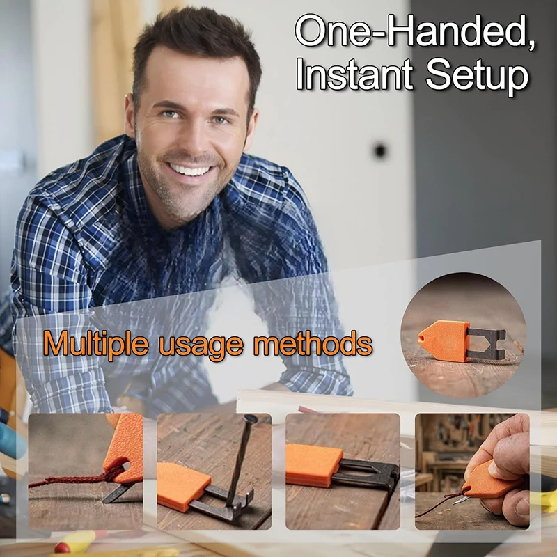 Rope Anchoring Hook Fixation Accessories Carpentry Tools Rope Fastening Tool for Home Improvement