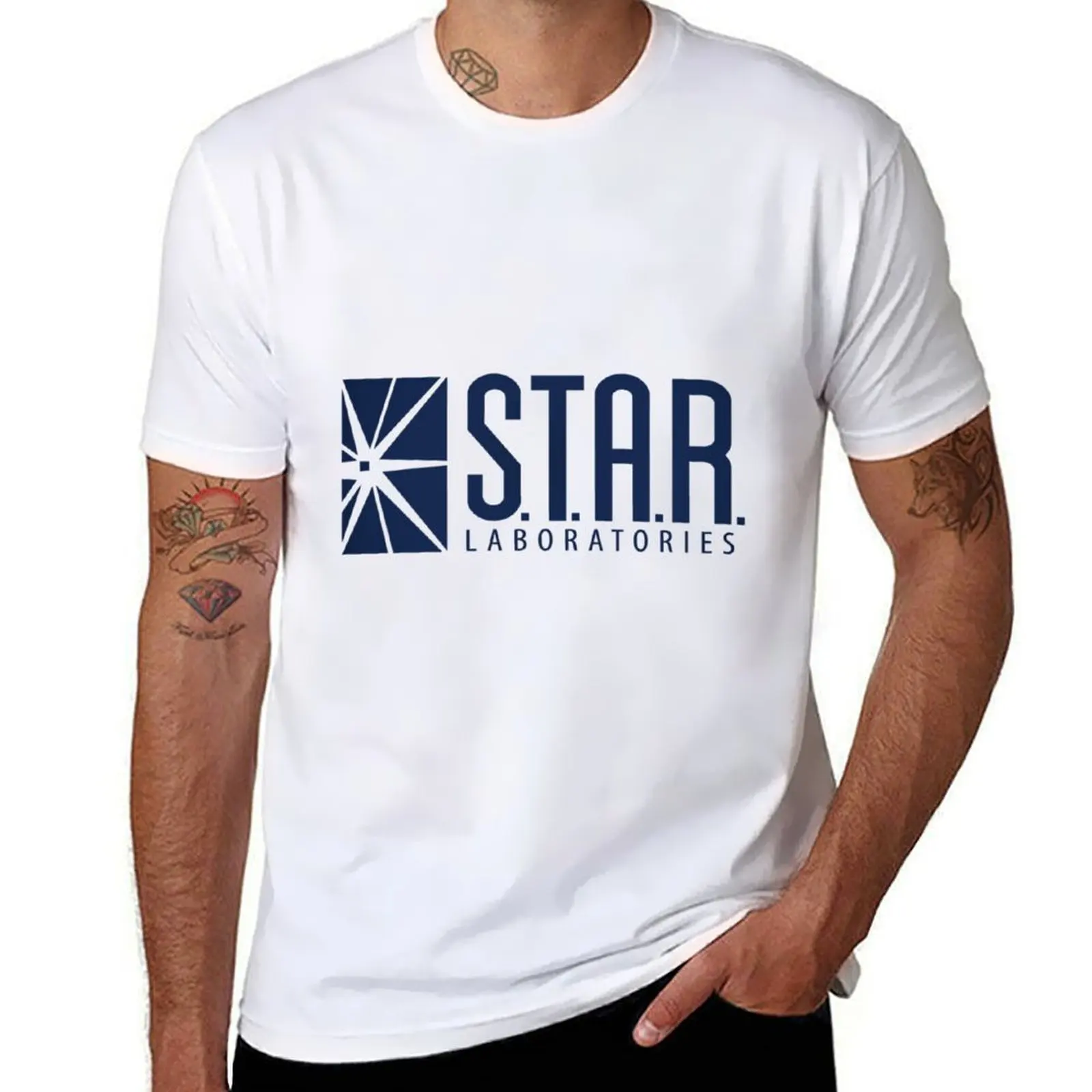 

Star Labs Logo T-Shirt t shirts for man cotton soft t shirts for man graphic vintage t shirts for man graphic tees T-shirt