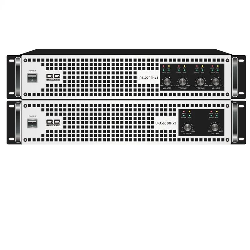 QQCHINAPA Factory High Quality Pure Power Amplifier  Two Channel 6000W*2