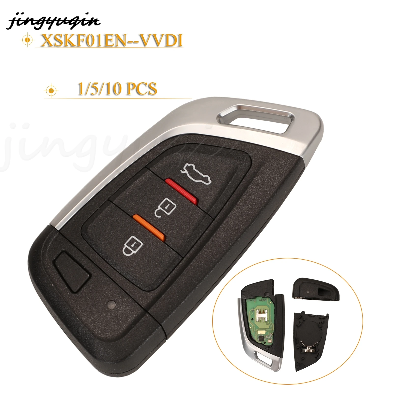 jingyuqin XSKF30EN XSMQB1EN XSTO01EN XSCS00EN XSKF20EN XSKF21EN Keyless Go Universal Smart Key Proximity For VVDI Key Tool