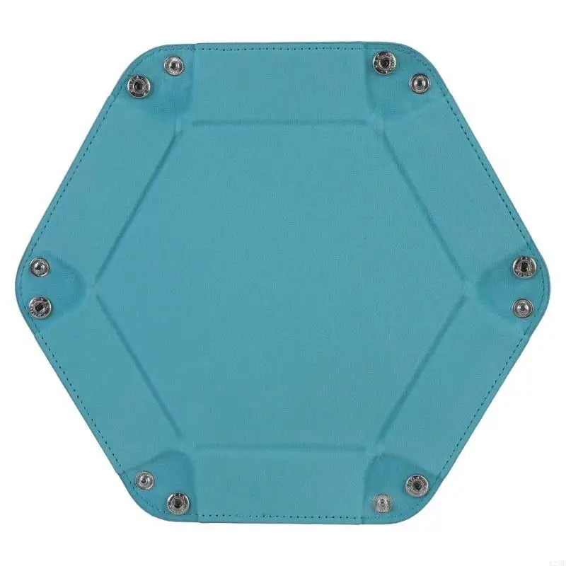   Dices Holder Storage Box Portable Folding Dices Tray Dices Rolling Tray Dices Coin Purse Holder for Bar Dices Game