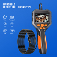Industrial Endoscope Camera With light 2.8'' IPS Screen Sewer Inspection Borescope IP68 Waterproof 8mm Lens For Car Engine Repai