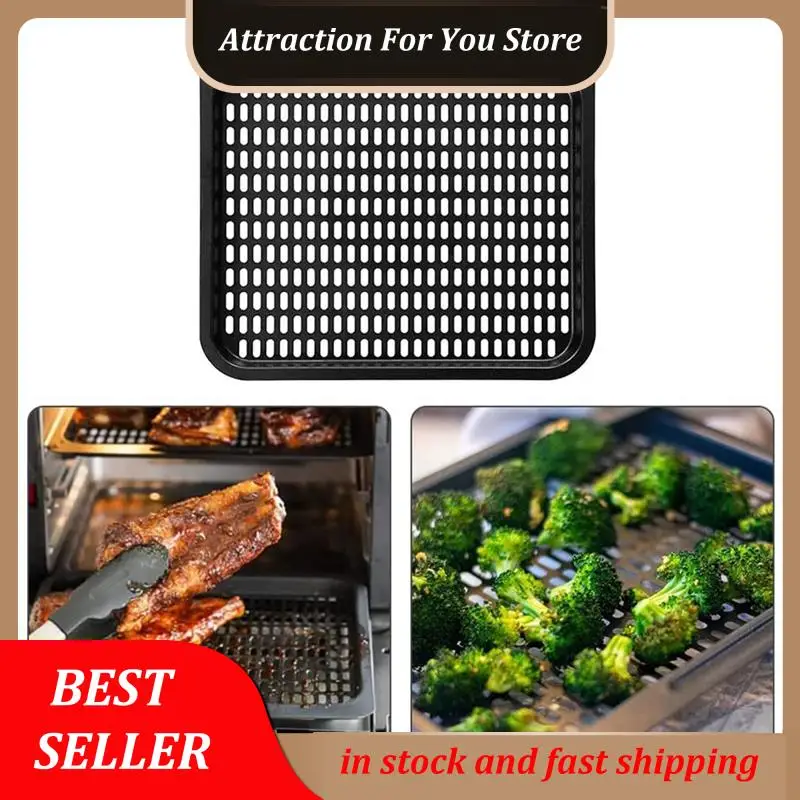 Cooking Tray Replacement, Mesh Cooking Rack Air Fryer Spare Parts For Instant Vortex,Chefman And Other Air Fryer Oven