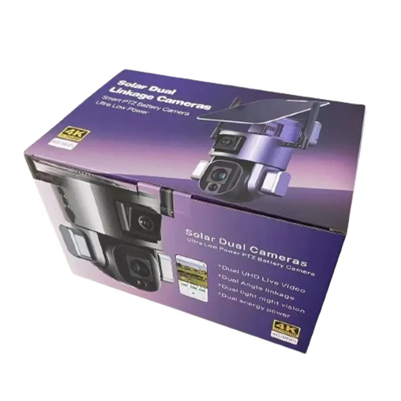 Y5 20x 光学ズーム 6MP Uhd 屋外 4 グラムソーラーカメラバッテリーデュアルレンズ 360 Ptz Ip Wifi スマートセキュリティ低電力ソーラーカメラ