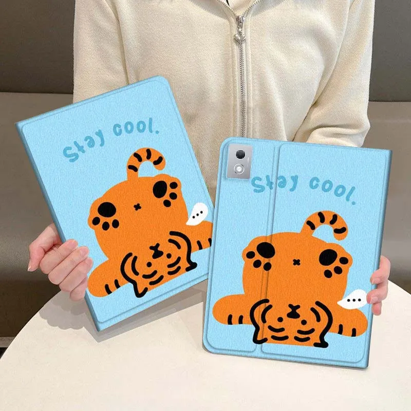 

Cute cartoon tiger anime For Legion Xiaoxin Pad P12 Pro Y900 GT 2023 2025 12.1 12.7 14.5 inch Tablet Case