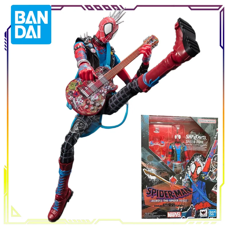 반다이 Osoriginal S.H. Figuarts Peter B Parker & Medea Parker 스파이더 맨: Crossverse 애니메이션 액션 피규어 모델 장난감 소년을위한 선물