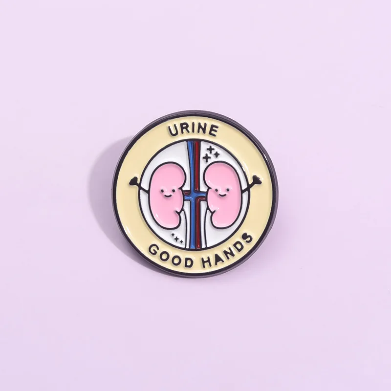 Funny Medical Kidney Enamel Pin 