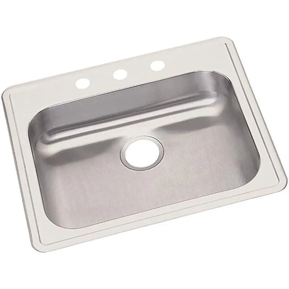

Single Bowl Drop-in Stainless Steel Sink for Kitchen Use