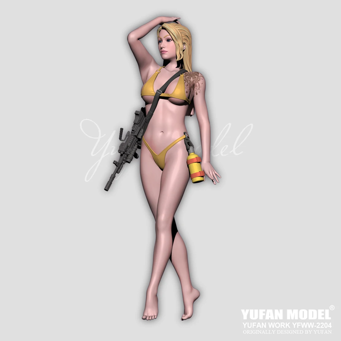 YUFANMODEL1/35 1/24 1/18Resin model kits figure beauty colorless and self-assembledYFWW-2204