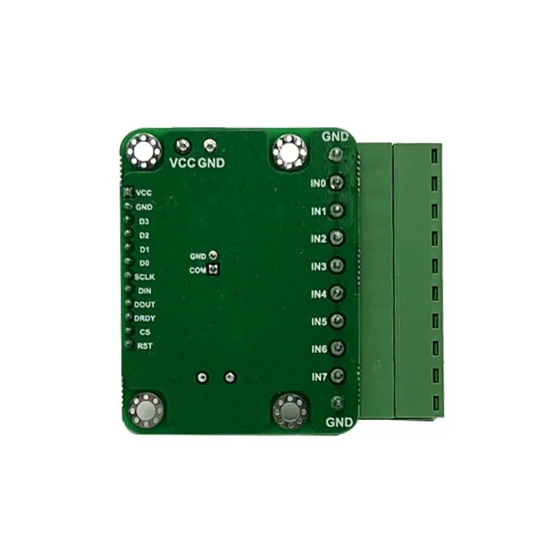 ADS1256 Module 24-Bit ADC, 8-Channel Data Acquisition Board with SPI Interface High-Precision ADC Sampling